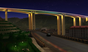 桥梁夜景照明工程设计的原理和要点