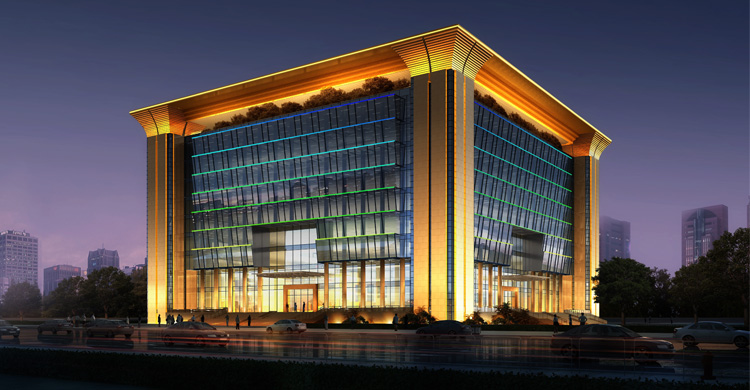 宁乡大学科技创新基地二期综合楼泛光照明